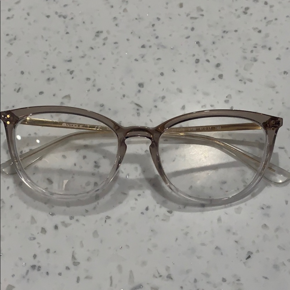 Eyeglasses • Vogue• Cream/Clear/Gold Arms•
